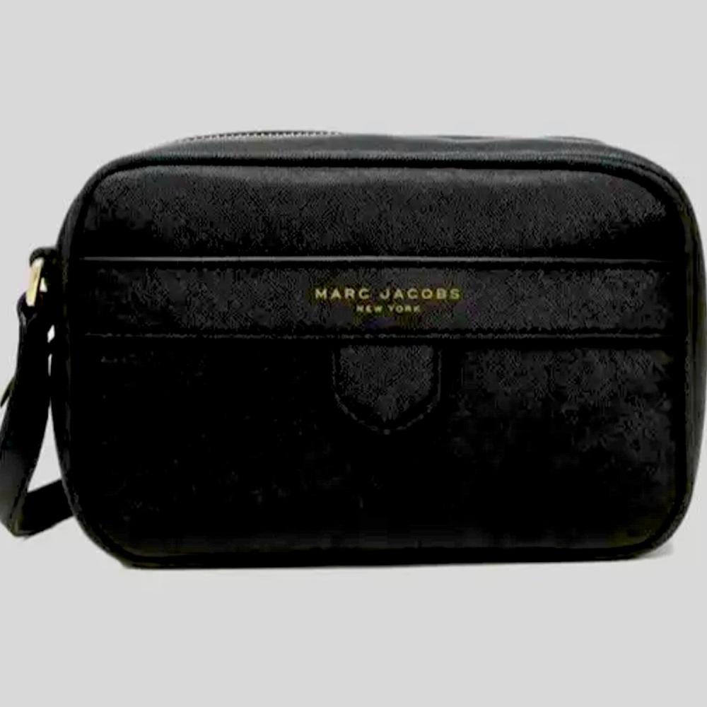 Marc Jacobs The Liaison Saffiano Leather Black Crossbody Bag